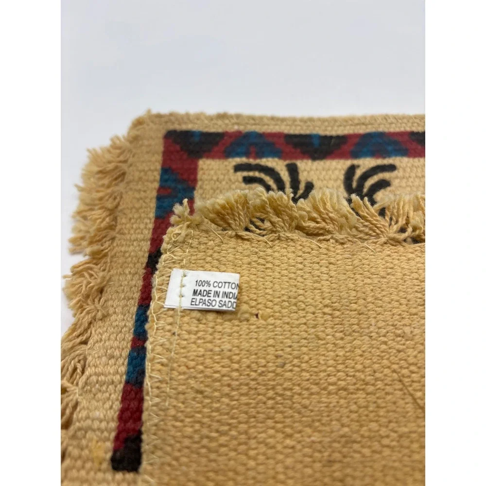 El Paso Saddleblanket Co Kokopelli Woven Cotton Coasters Set of 6 Southwestern